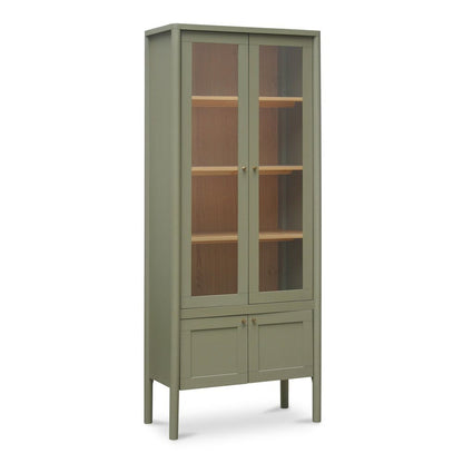 Moes Home - Hannah Tall Cabinet Green - EM-1007-16 view 3