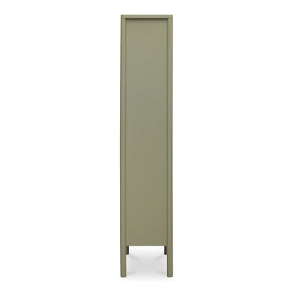 Moes Home - Hannah Tall Cabinet Green - EM-1007-16 view 4