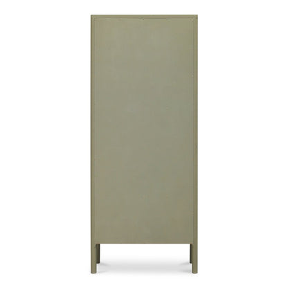 Moes Home - Hannah Tall Cabinet Green - EM-1007-16 view 5