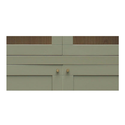 Moes Home - Hannah Tall Cabinet Green - EM-1007-16 view 6