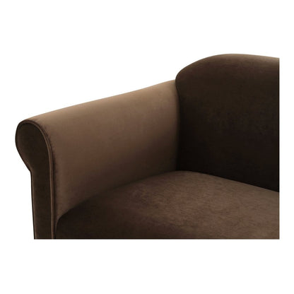 Moes Home - Harmony Accent Chair Dark Brown Faux Mohair - OA-1063-20 view 7