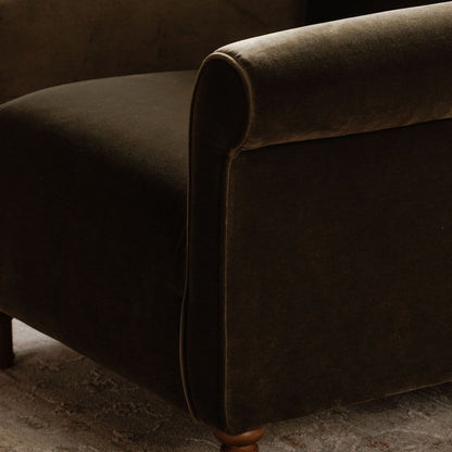 Moes Home - Harmony Accent Chair Dark Green Faux Mohair - OA-1063-27 view 10