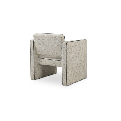 Moes Home - Harris Accent Chair Black And Beige Weave - MU-1002-37 view 4