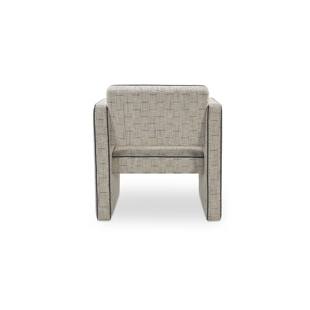 Moes Home - Harris Accent Chair Black And Beige Weave - MU-1002-37 view 6