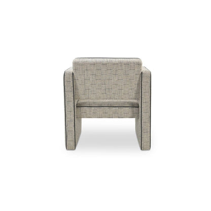 Moes Home - Harris Accent Chair Black And Beige Weave - MU-1002-37 view 6