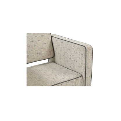 Moes Home - Harris Accent Chair Black And Beige Weave - MU-1002-37 view 8