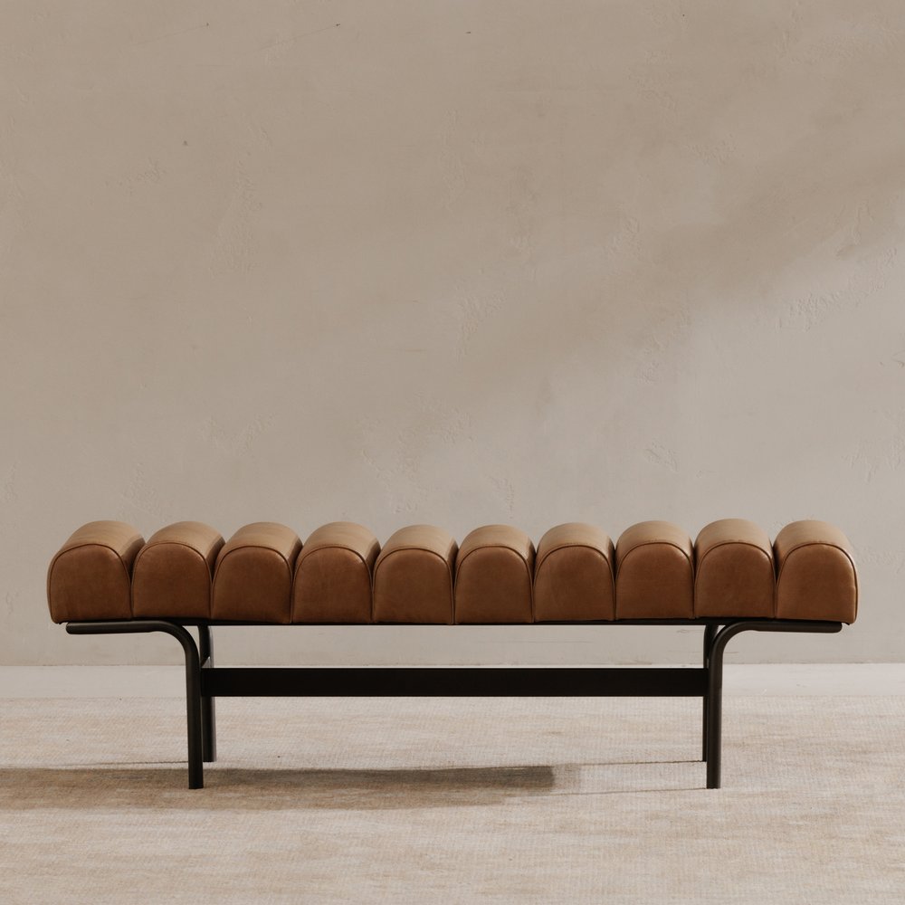 Moes Home - Harrison Bench Tan - QN-1031-03 view 7