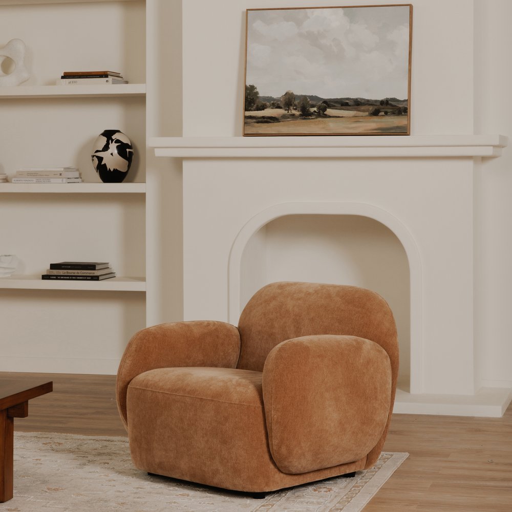 Moes Home - Hazel Lounge Chair Copper - OA-1043-42 view 9