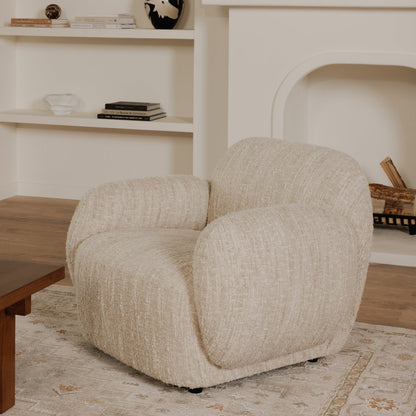 Moes Home - Hazel Lounge Chair Off White - OA-1043-34 view 9