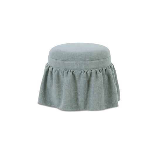 Moes Home - Heidi Storage Ottoman Light Blue - OA-1112-45 view 2