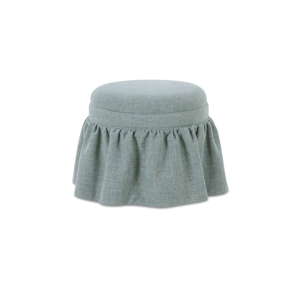 Moes Home - Heidi Storage Ottoman Light Blue - OA-1112-45 view 3