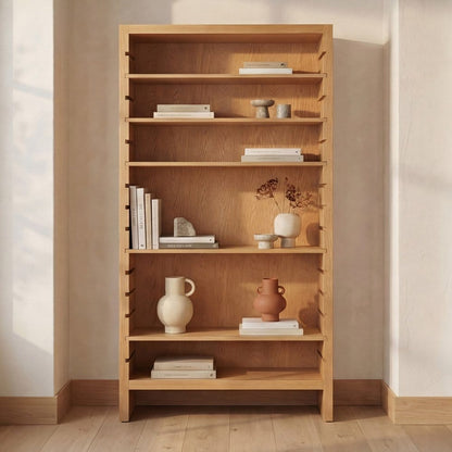 Moes Home - Henrik Bookcase Natural - TU-1005-24 view 11