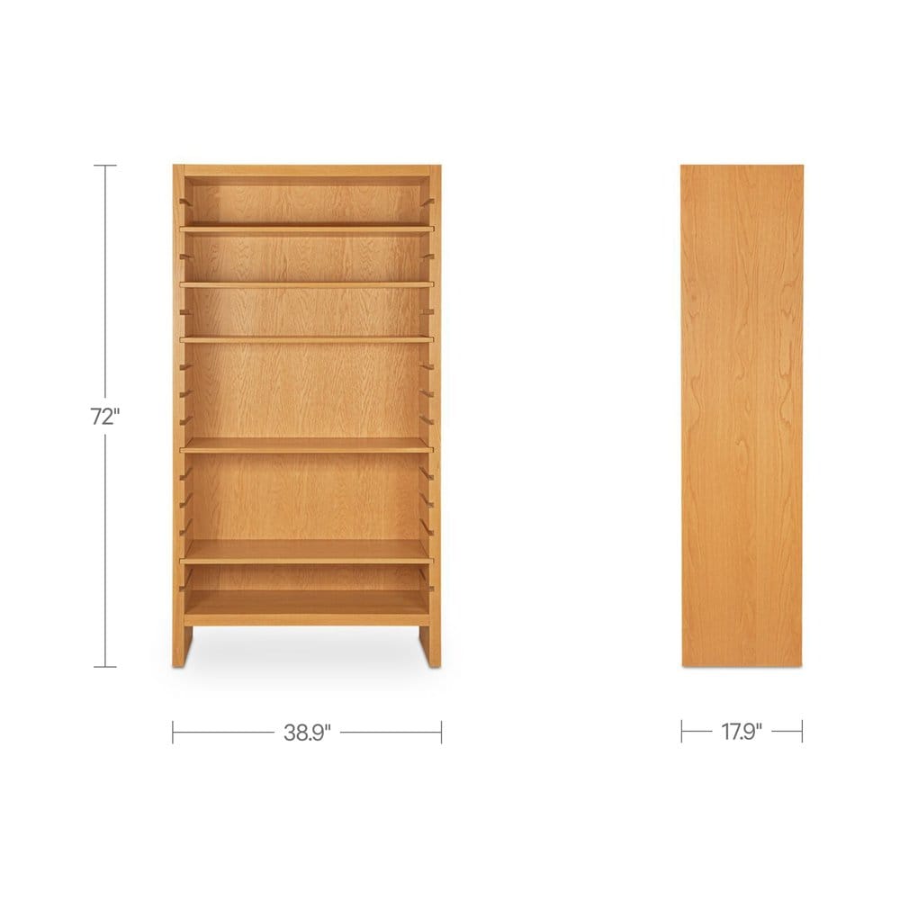Moes Home - Henrik Bookcase Natural - TU-1005-24 view 12