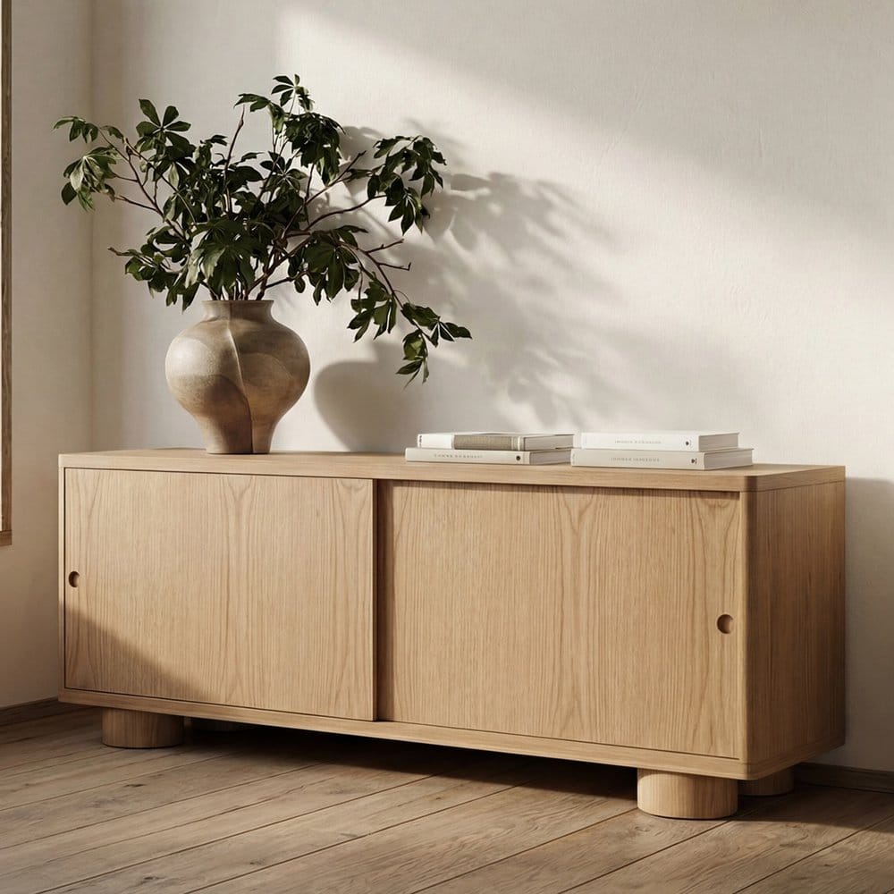 Moes Home - Hobbs Media Unit Natural - HN-1012-24 view 10