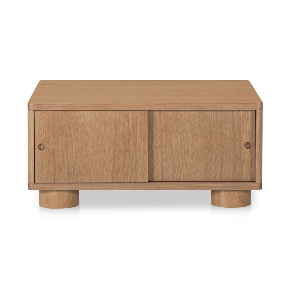 Moes Home - Hobbs Storage Coffee Table Natural - HN-1011-24 view 1