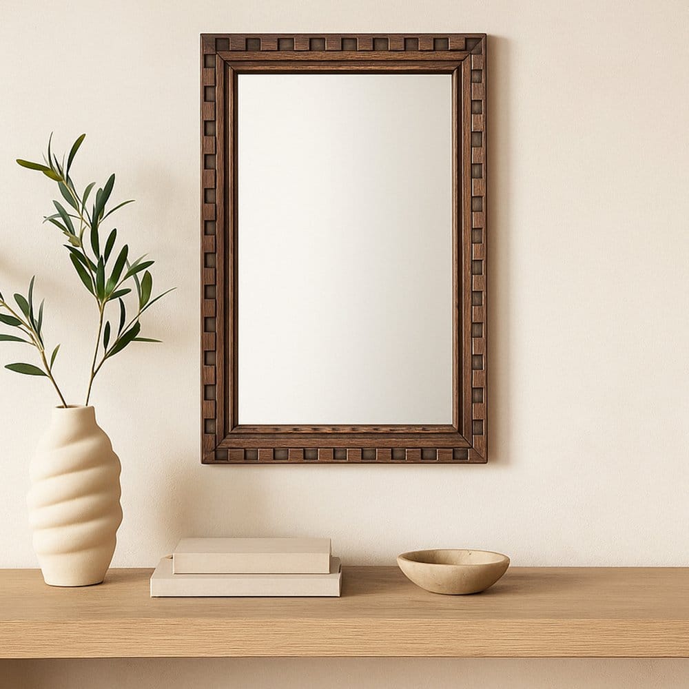 Moes Home - Holland Mirror Large Brown - PZ-1016-03 view 6