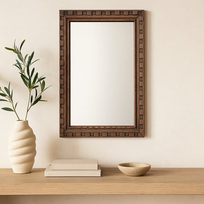 Moes Home - Holland Mirror Large Brown - PZ-1016-03 view 6