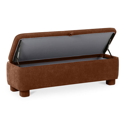 Moes Home - Ichigo Storage Bench Deep Orange - OA-1004-12 view 5