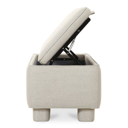 Moes Home - Ichigo Storage Bench Light Grey - OA-1004-29 view 6