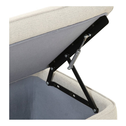 Moes Home - Ichigo Storage Bench Light Grey - OA-1004-29 view 8