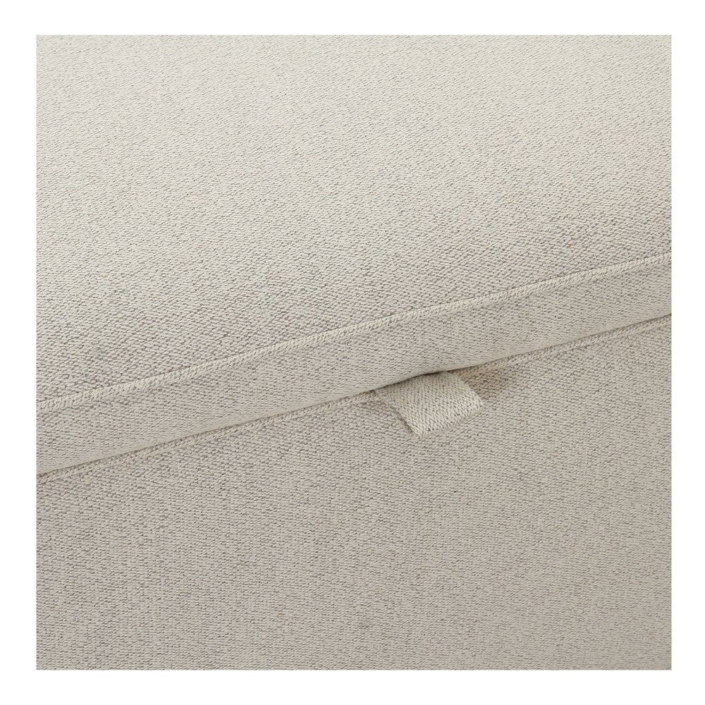 Moes Home - Ichigo Storage Bench Light Grey - OA-1004-29 view 9