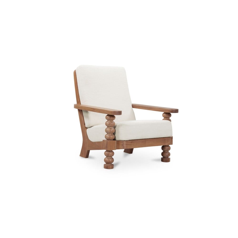 Moes Home - Ingrid Accent Chair Off White - LX-1094-05 view 3