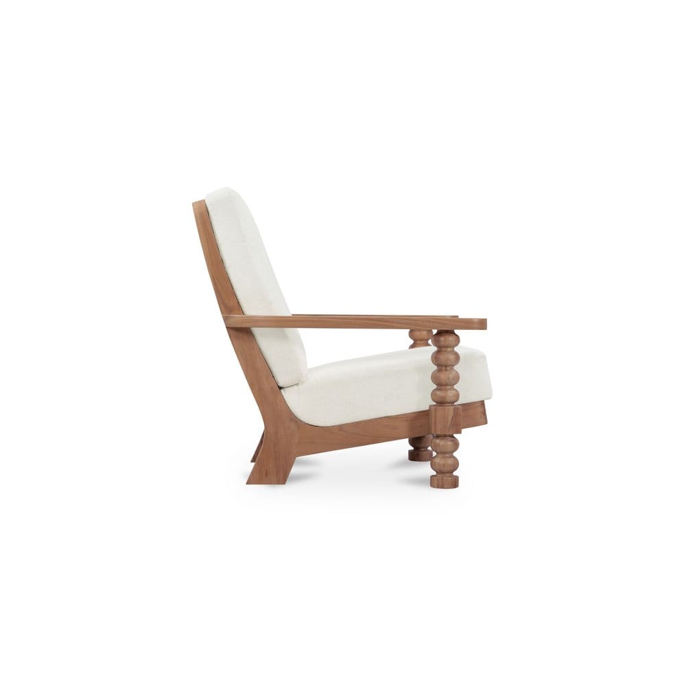 Moes Home - Ingrid Accent Chair Off White - LX-1094-05 view 4