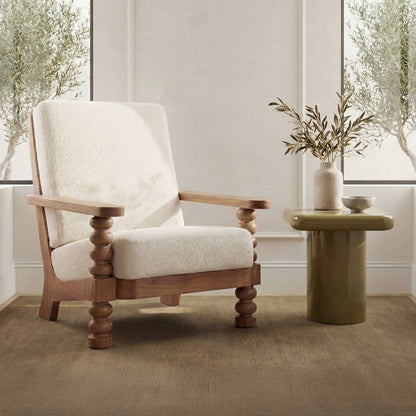 Moes Home - Ingrid Accent Chair Off White - LX-1094-05 view 11