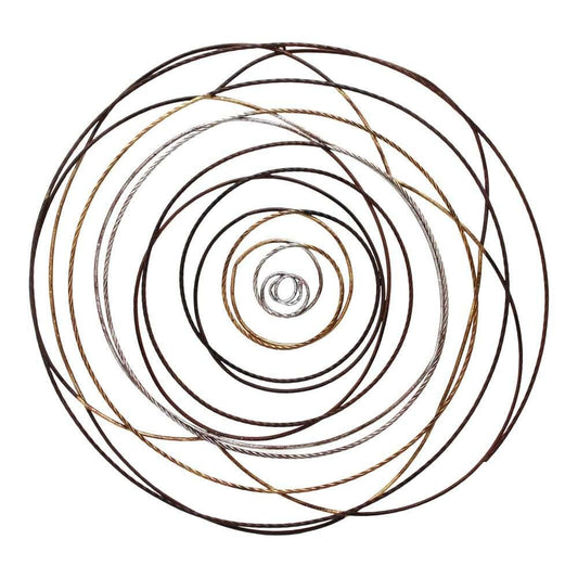 Moes Home - Iron Braid Wall Decor - HW-1068-37 veiw 2