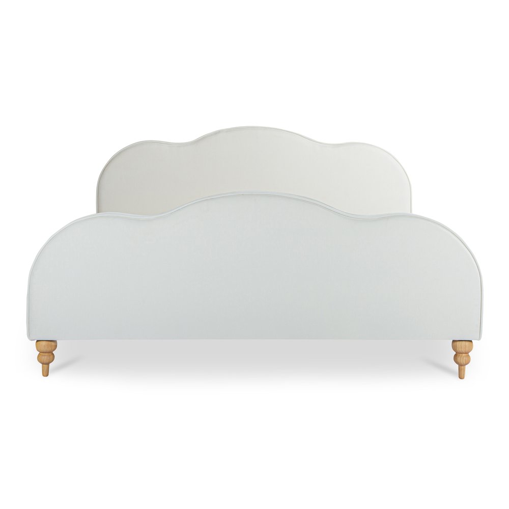 Moes Home - Jacqueline Queen Bed Cream - FO-1054-05-0 view 1
