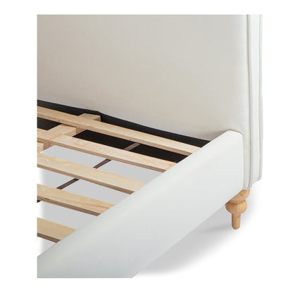 Moes Home - Jacqueline Queen Bed Cream - FO-1054-05-0 view 5