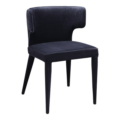 Moes Home - Jennaya Dining Chair in Black - EH-1103-02 veiw 2