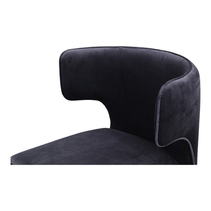 Moes Home - Jennaya Dining Chair in Black - EH-1103-02 veiw 4