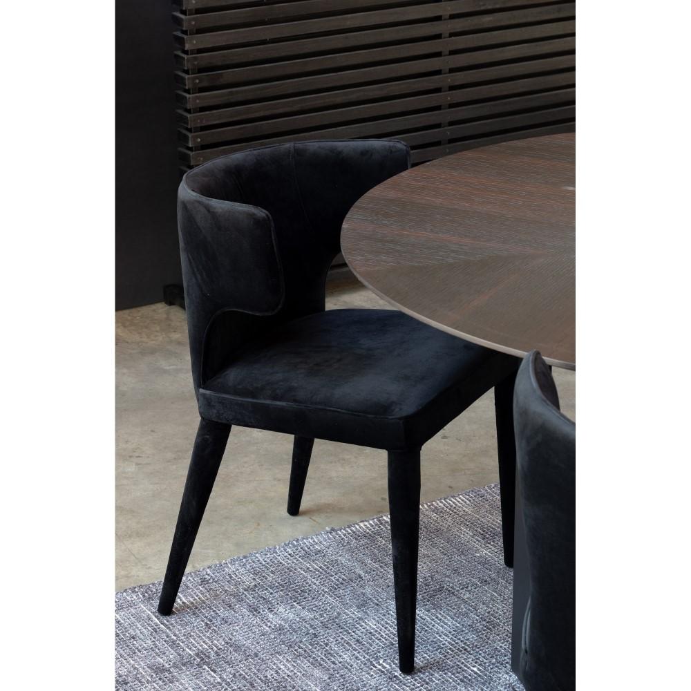 Moes Home - Jennaya Dining Chair in Black - EH-1103-02 veiw 5