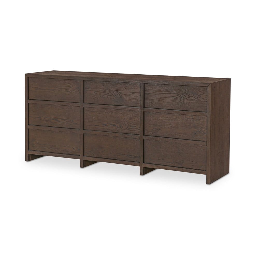 Moes Home - Jenson 9 Drawer Dresser Brown - HN-1006-03 view 3