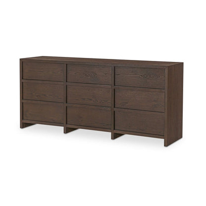 Moes Home - Jenson 9 Drawer Dresser Brown - HN-1006-03 view 3