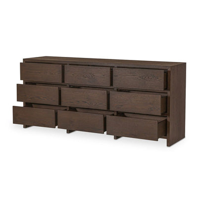 Moes Home - Jenson 9 Drawer Dresser Brown - HN-1006-03 view 4