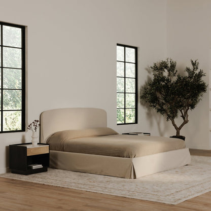 Moes Home - Joan King Storage Bed Cream - RN-1151-05-0 view 10