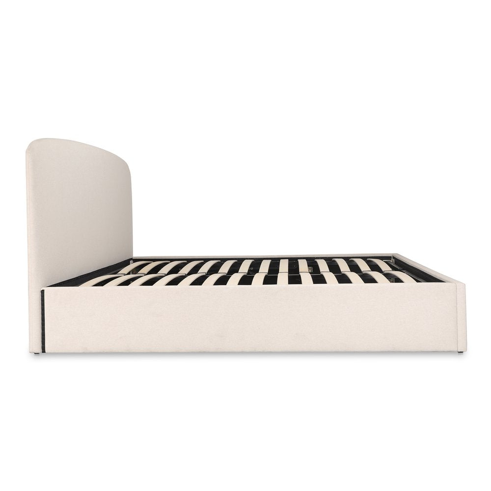 Moes Home - Joan Queen Storage Bed Cream - RN-1150-05-0 view 4