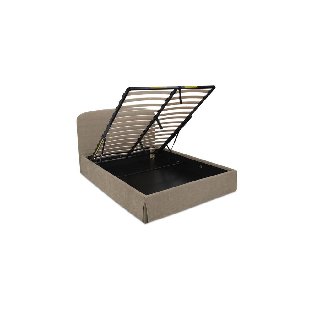 Moes Home - Joan Queen Storage Bed Taupe - RN-1150-39-0 view 6