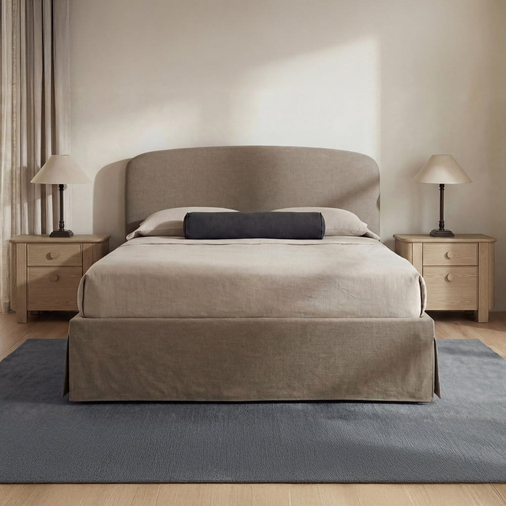 Moes Home - Joan Queen Storage Bed Taupe - RN-1150-39-0 view 13
