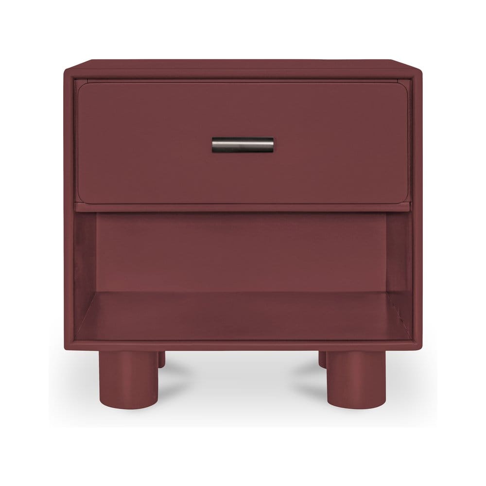 Moes Home - Jolene Nightstand Deep Red - QO-1013-06 view 1