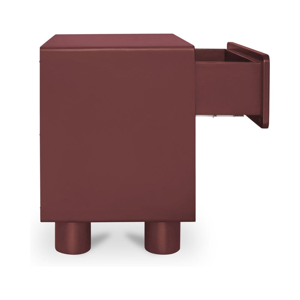 Moes Home - Jolene Nightstand Deep Red - QO-1013-06 view 3