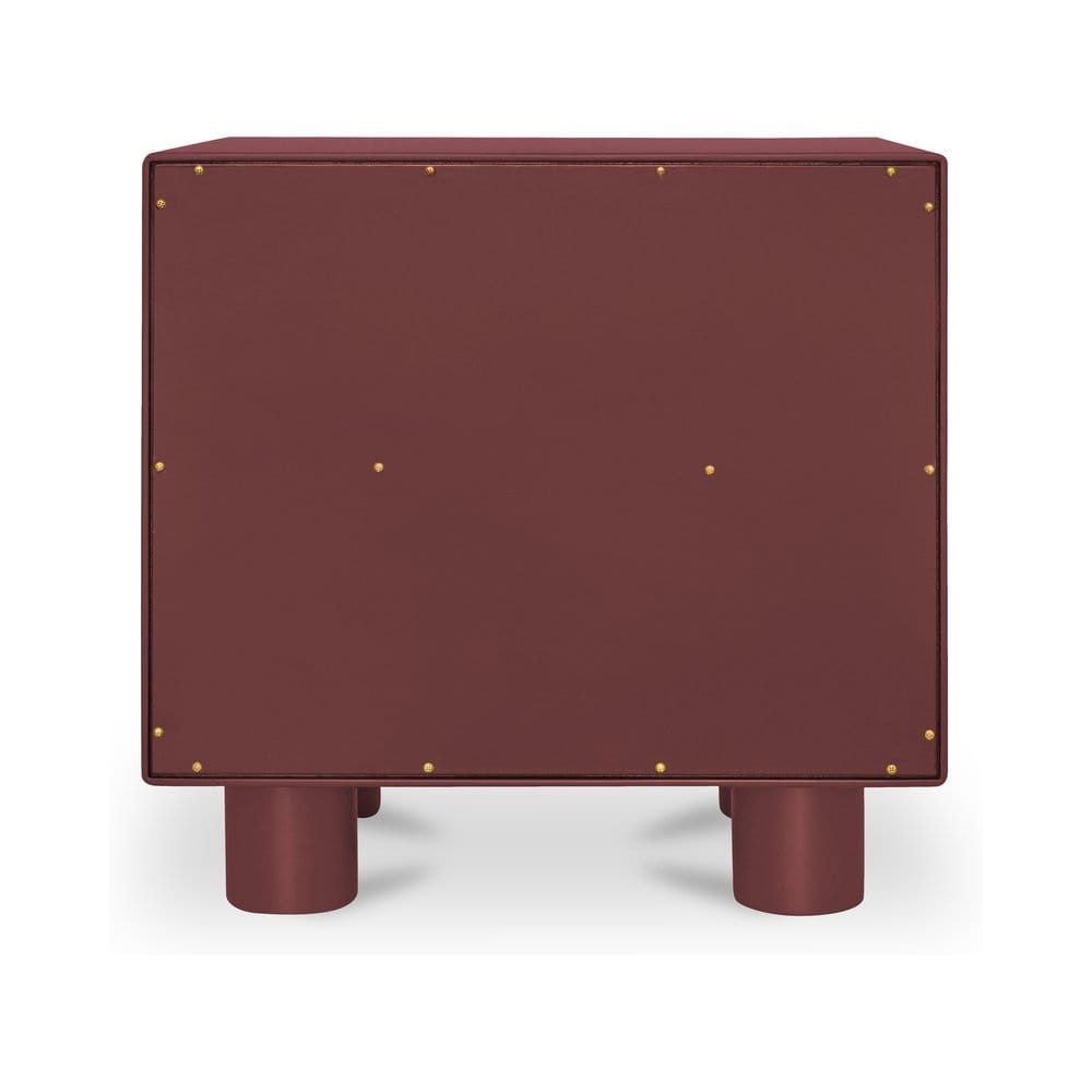 Moes Home - Jolene Nightstand Deep Red - QO-1013-06 view 5