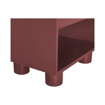 Moes Home - Jolene Nightstand Deep Red - QO-1013-06 view 9