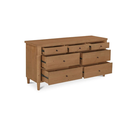 Moes Home - Joni 7 Drawer Dresser Natural - BB-1052-24 view 3