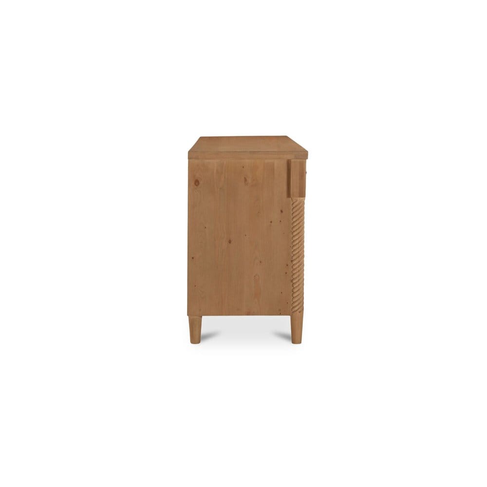 Moes Home - Joni 7 Drawer Dresser Natural - BB-1052-24 view 4