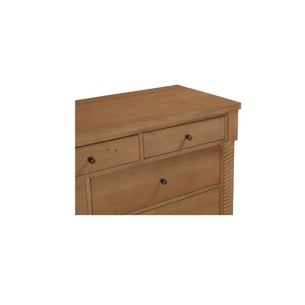 Moes Home - Joni 7 Drawer Dresser Natural - BB-1052-24 view 8