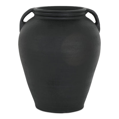 Moes Home - Jovi Vase Black Terracotta - GK-1133-02 view 1