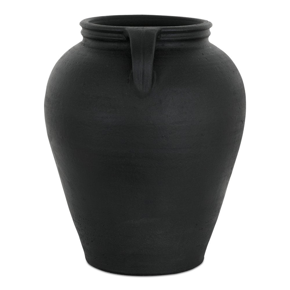Moes Home - Jovi Vase Black Terracotta - GK-1133-02 view 4